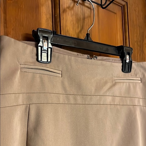 Express Tan Pencil Skirt Knee-Length Cocktail - Picture 3 of 7